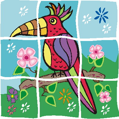 Puzzling clip art