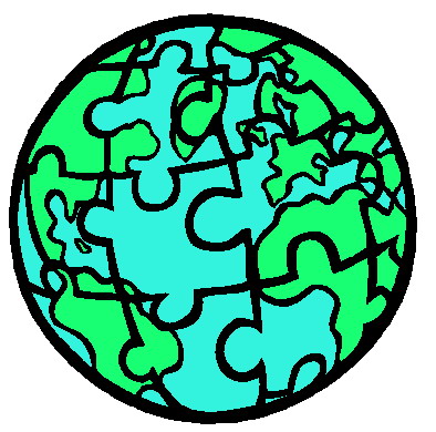 Puzzling clip art