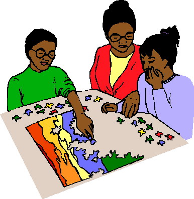 Puzzling clip art