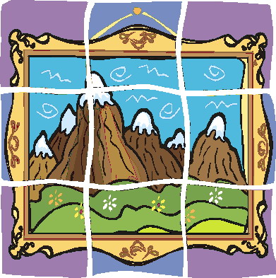 Puzzling clip art