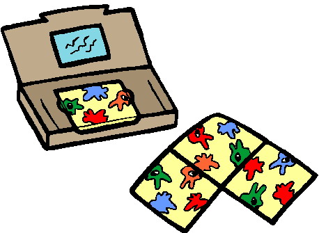 Puzzling clip art