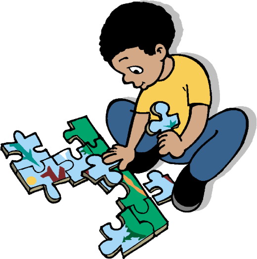 Puzzling clip art