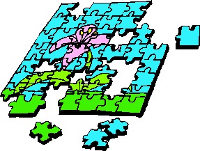 Puzzling clip art