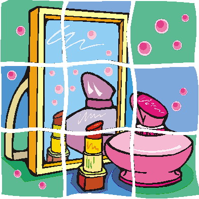Puzzling clip art