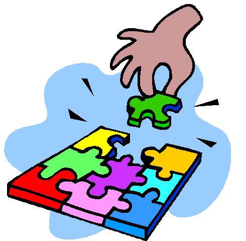 Puzzling clip art