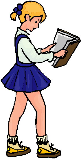 Reading clip art