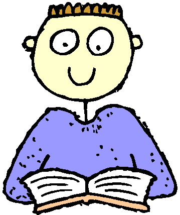 Reading clip art