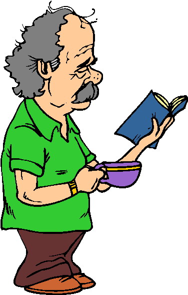 Reading clip art
