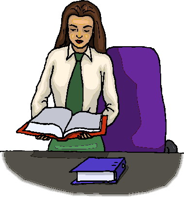 Reading clip art