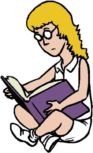 Reading clip art