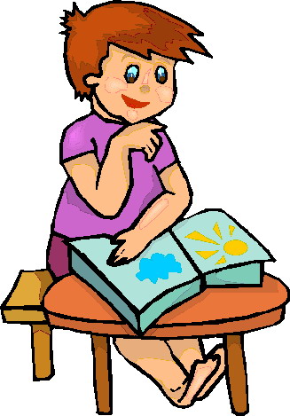 Reading clip art