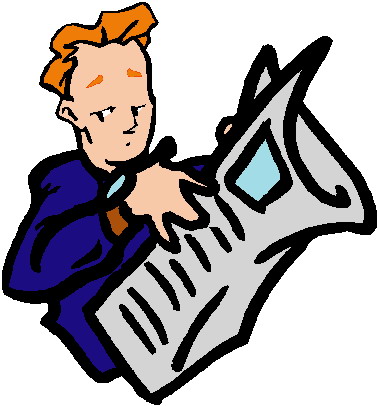 Reading clip art