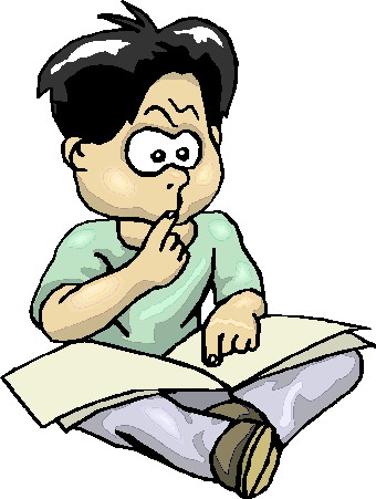 Reading clip art