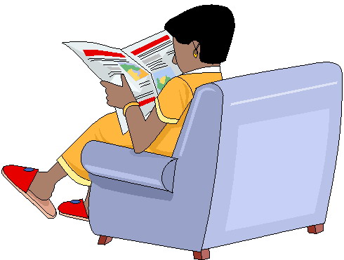 Reading clip art