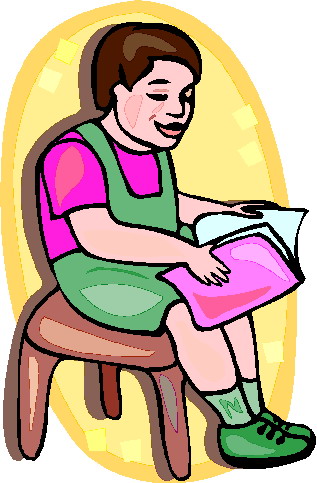 Reading clip art