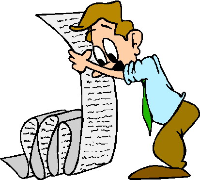 Reading clip art