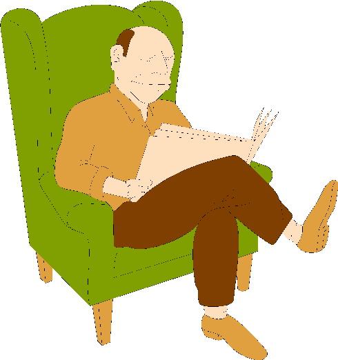 Reading clip art