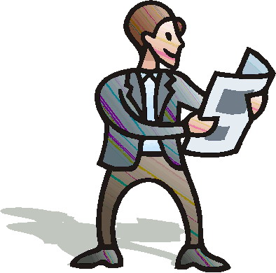 Reading clip art