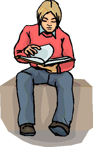 Reading clip art