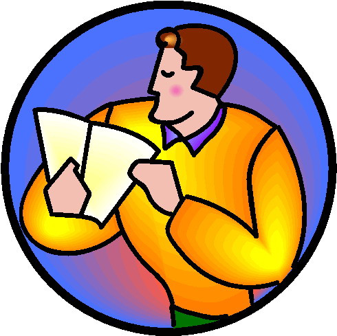 Reading clip art
