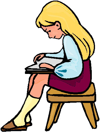 Reading clip art