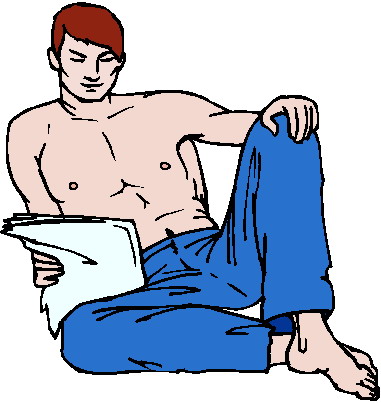 Reading clip art