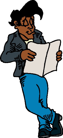 Reading clip art