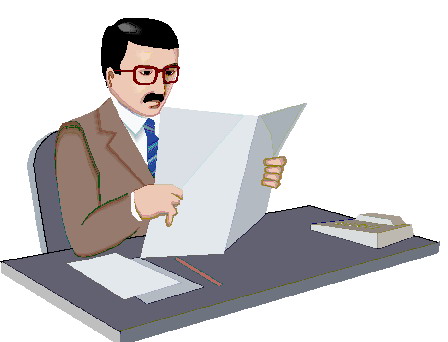 Reading clip art