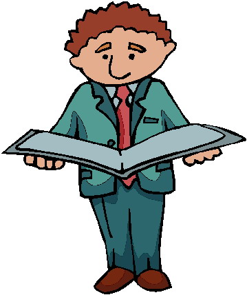 Reading clip art