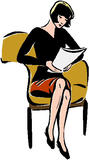 Reading clip art