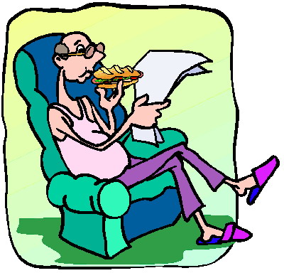 Reading clip art