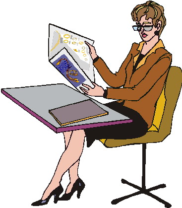 Reading clip art