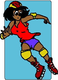 Skating clip art