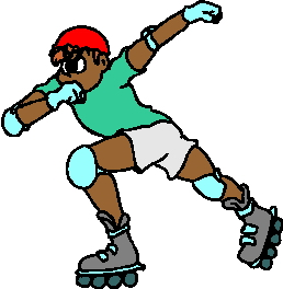 Skating clip art