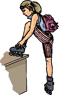 Skating clip art