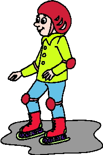 Skating clip art