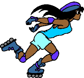 Skating clip art