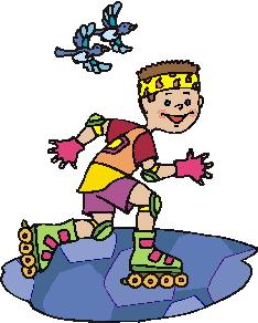 Skating clip art