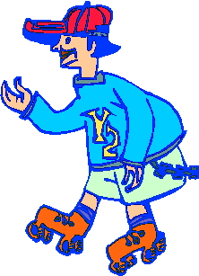 Skating clip art