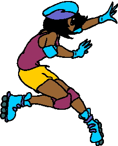 Skating clip art