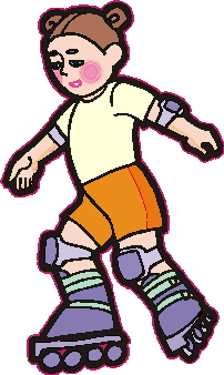 Skating clip art