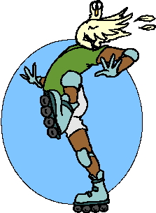 Skating clip art