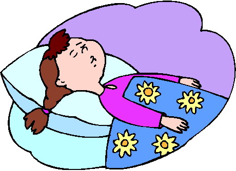 Sleeping clip art