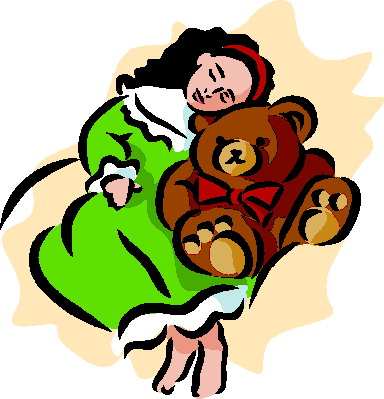 Sleeping clip art