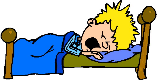 Sleeping clip art