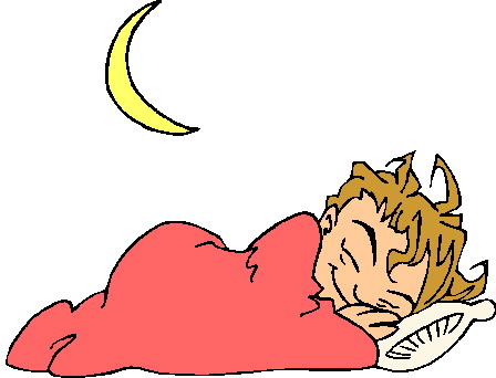 Sleeping clip art