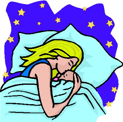 Sleeping clip art