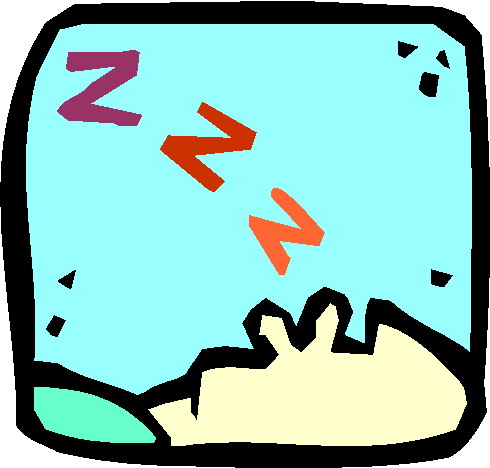 Sleeping clip art