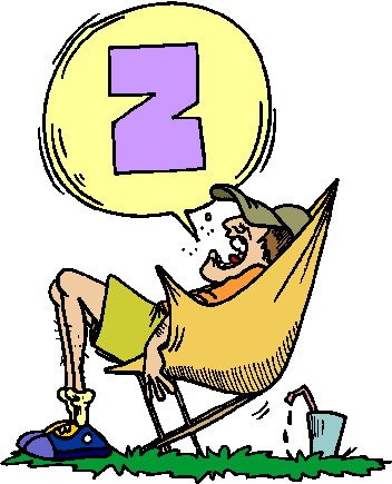 Sleeping clip art