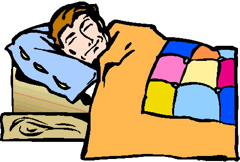 Sleeping clip art